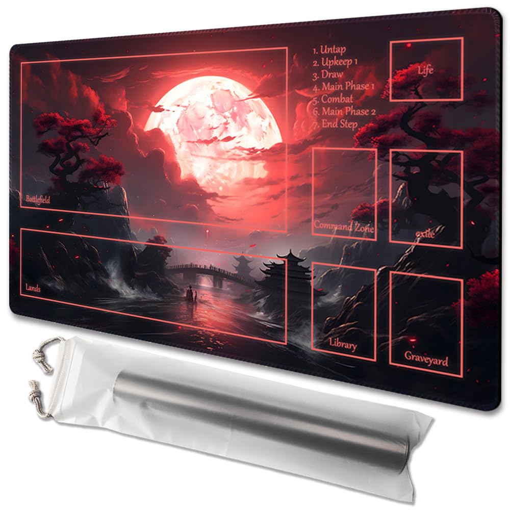 TCGMAT MTG Playmat front print detail for crisp card visuals during games