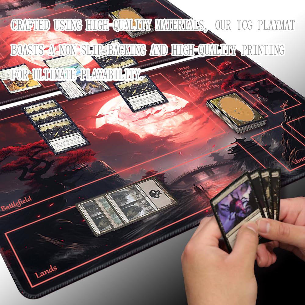TCGMAT MTG Playmat heat transfer print with scent fading over time