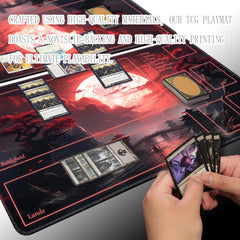 TCGMAT MTG Playmat heat transfer print with scent fading over time