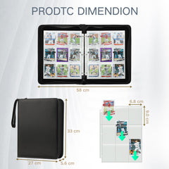 TCGUARD 3-ring system with 50 pages for easy expansion