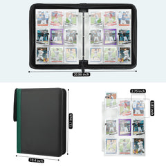 TCGUARD interior velvet lining protects cards from scratches and dust.