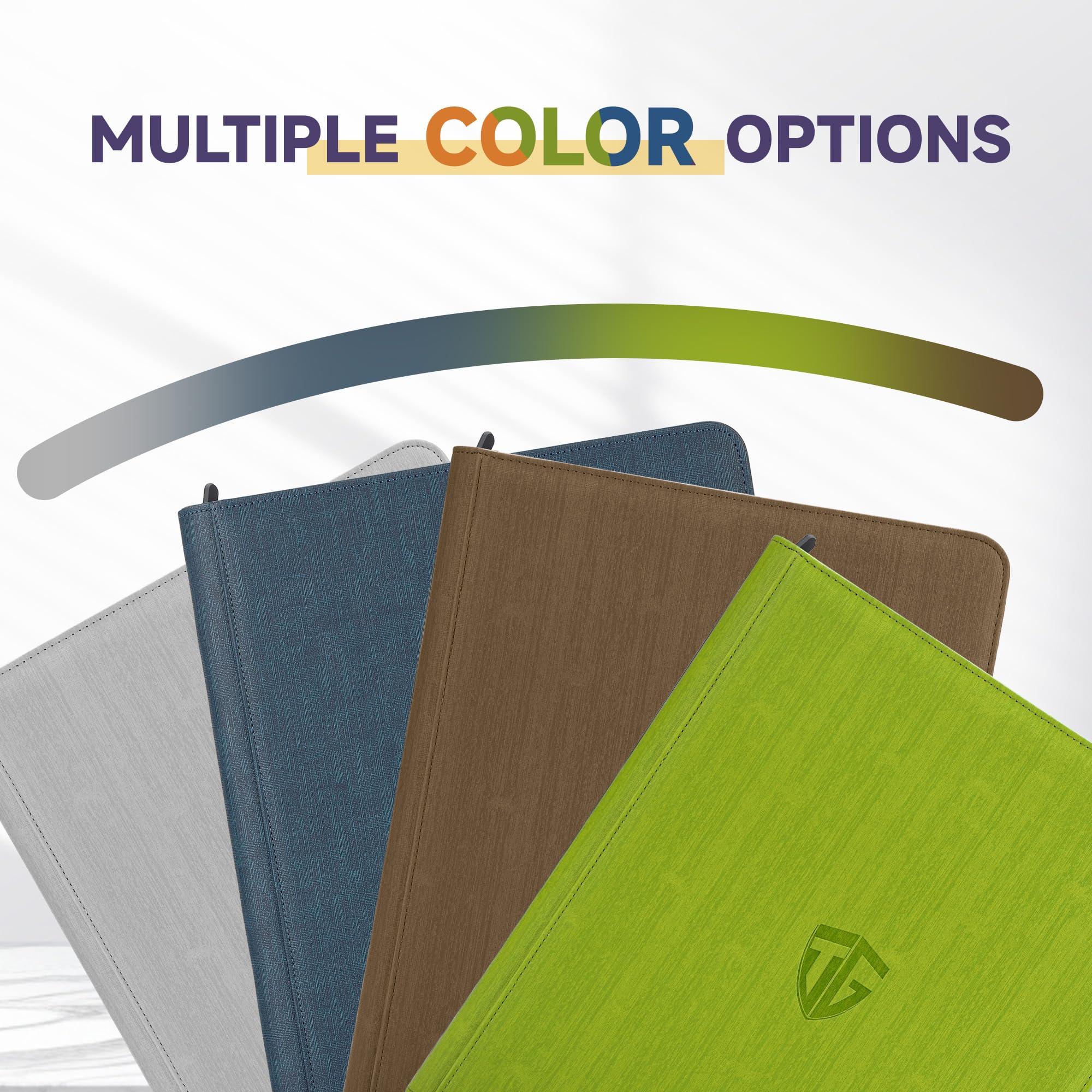 TCGUARD binder closed to protect cards from dust and fingerprints.