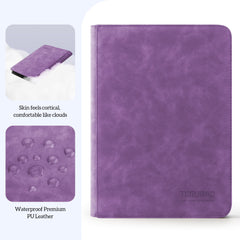 TCGUARD side-loading pocket binder enables quick access and safe trading