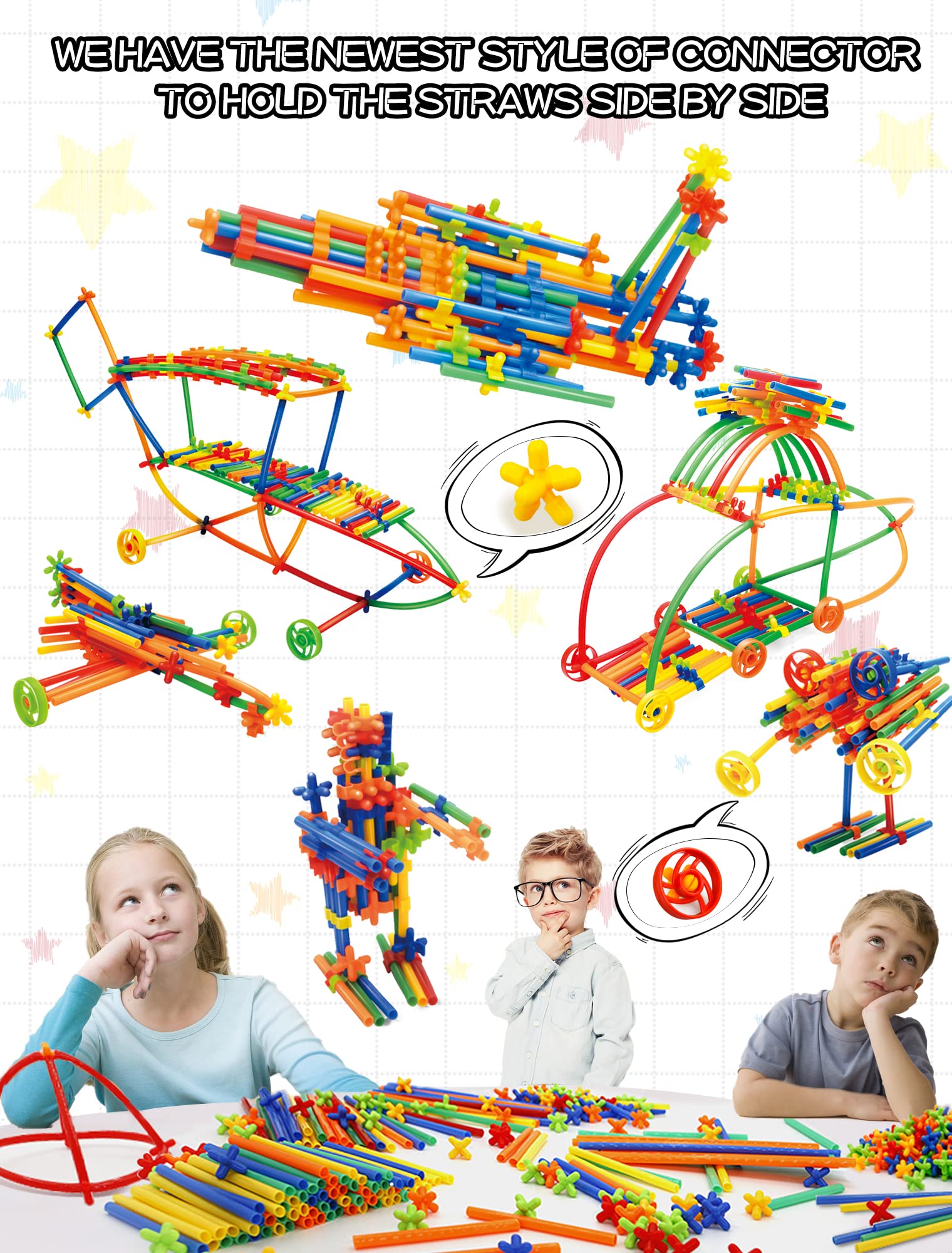 Tcnroy STEM child-building image promotes hands-on practice and motor skill development.