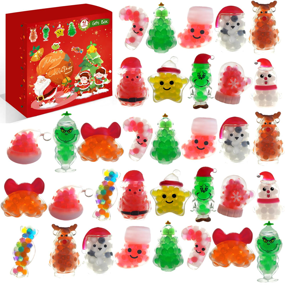 TCRDDQF Christmas squishy Santa design for calming tactile play and festive fun.