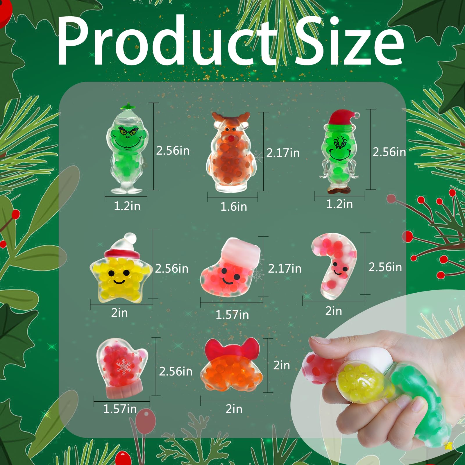 TCRDDQF Christmas squishy snowman design for stress relief through gentle squeezes.