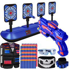 TCSPOTO kids digital shooting target with LCD scoreboard for engaging practice