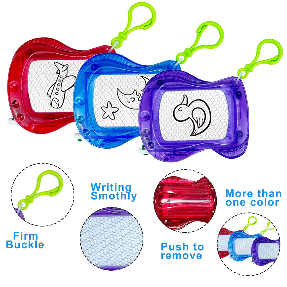 Tcvents backpack clip drawing board offers portable fun on trips.