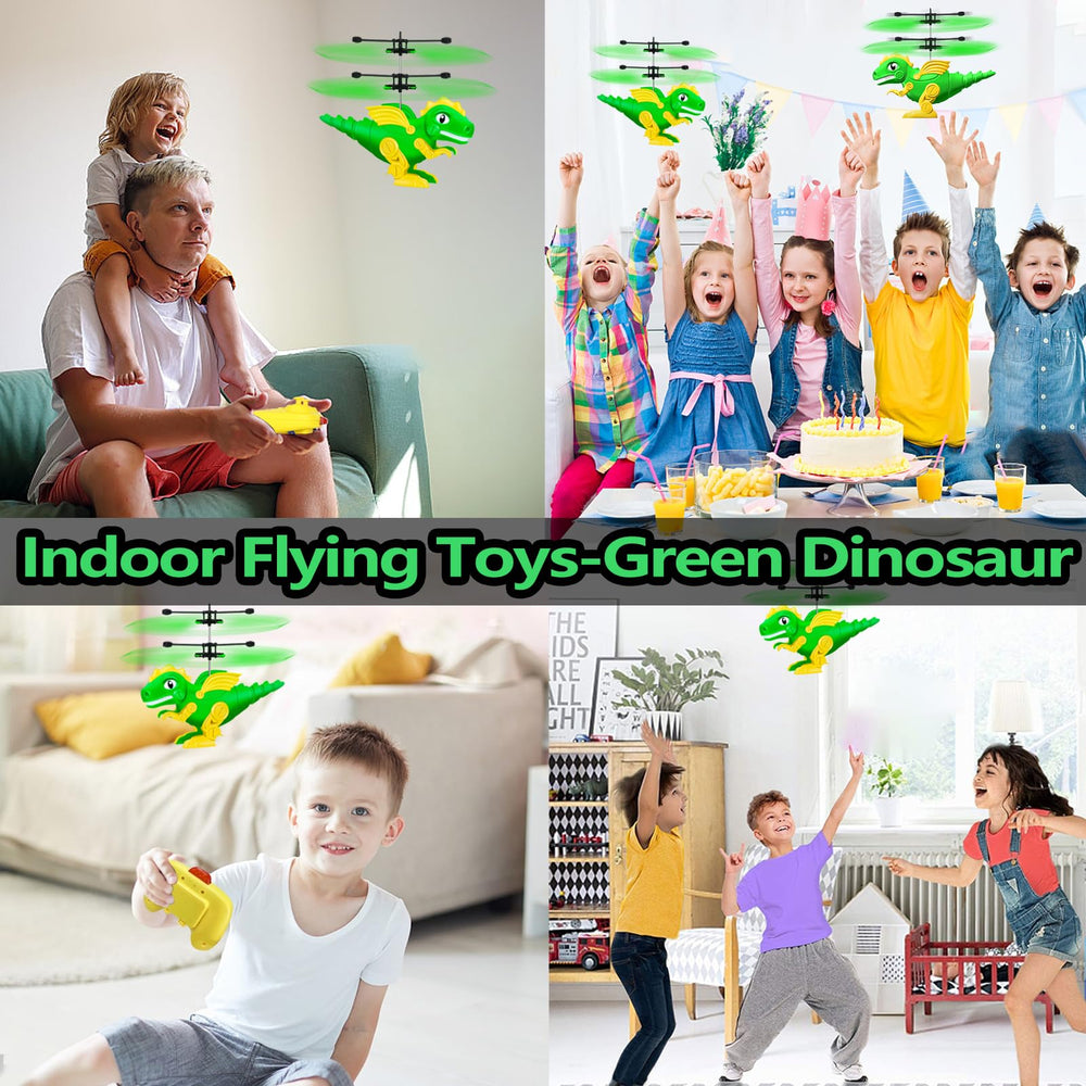 Tcvents dinosaur flying toy remote close-up for kid-friendly operation