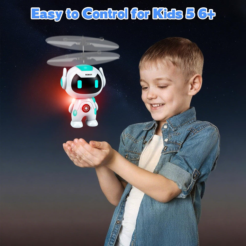 Tcvents flying ball with LED light supports easy night indoor play.