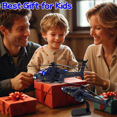 Tcvents gift-ready army helicopter toy ideal for birthdays or holidays.