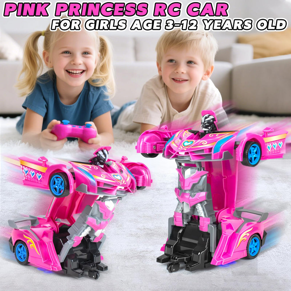 Tcvents Princess 2-in-1 RC car packaging for gift-ready presentation