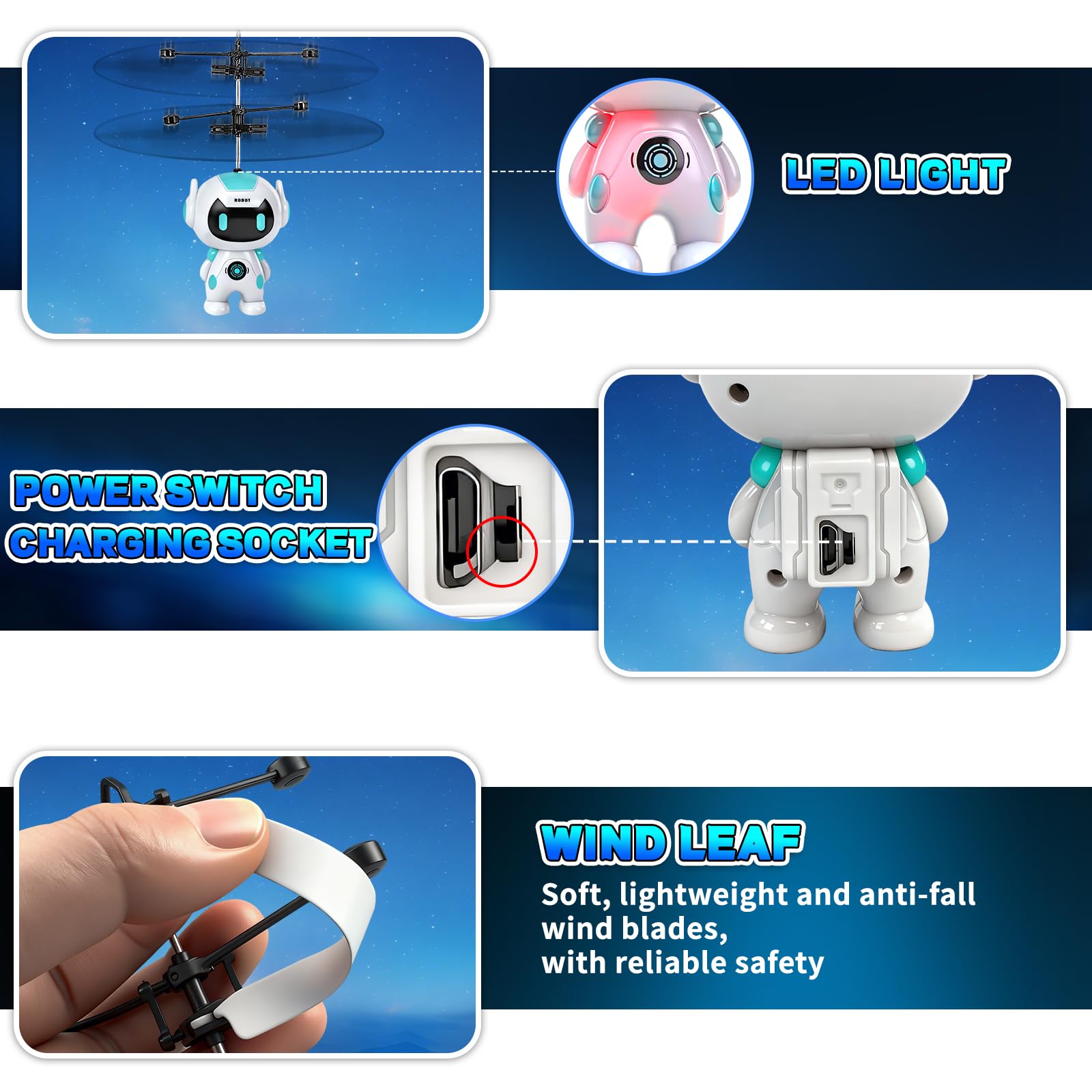 Tcvents sensor-stabilized flight keeps the toy steady indoors.