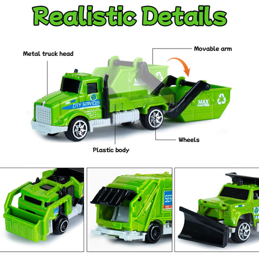 Tcvents sweepers toy vehicle promotes hands-on play and early recognition of street-cleaning tasks.