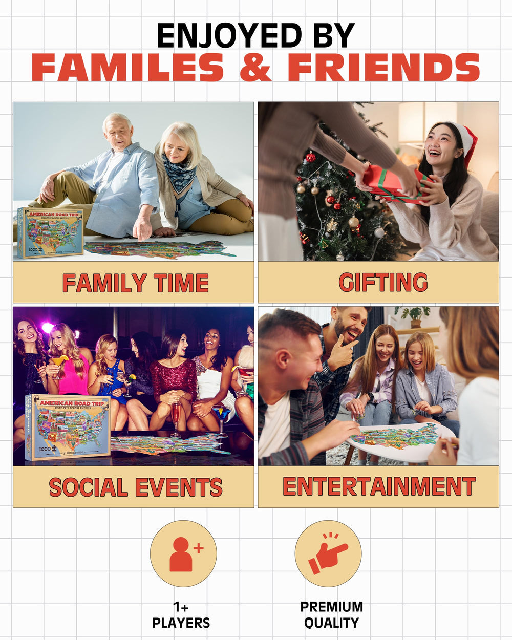 TDC Games premium materials puzzle, durable quality for lasting play.
