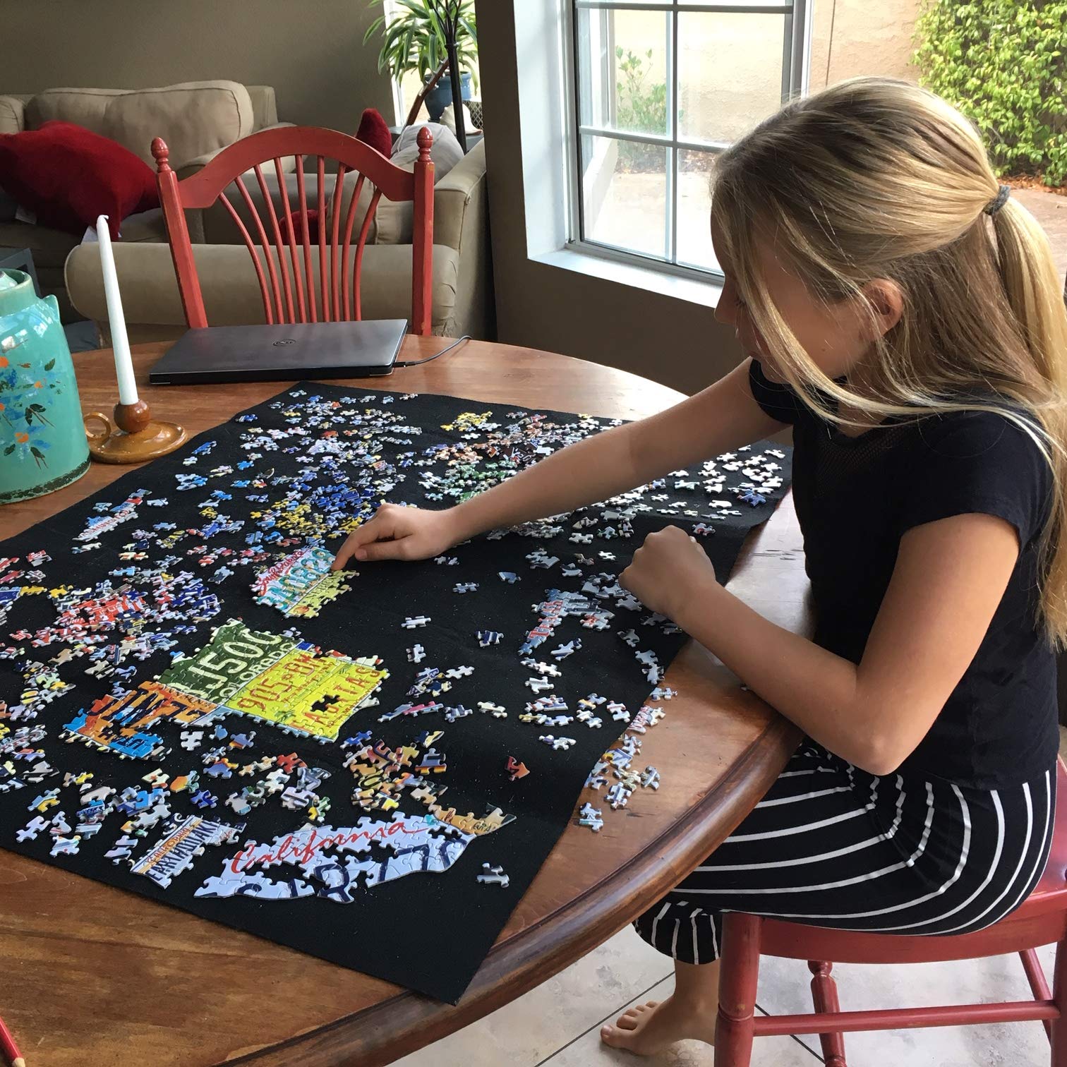 TDC Games USA puzzle map art adds wall-worthy decor after completion.