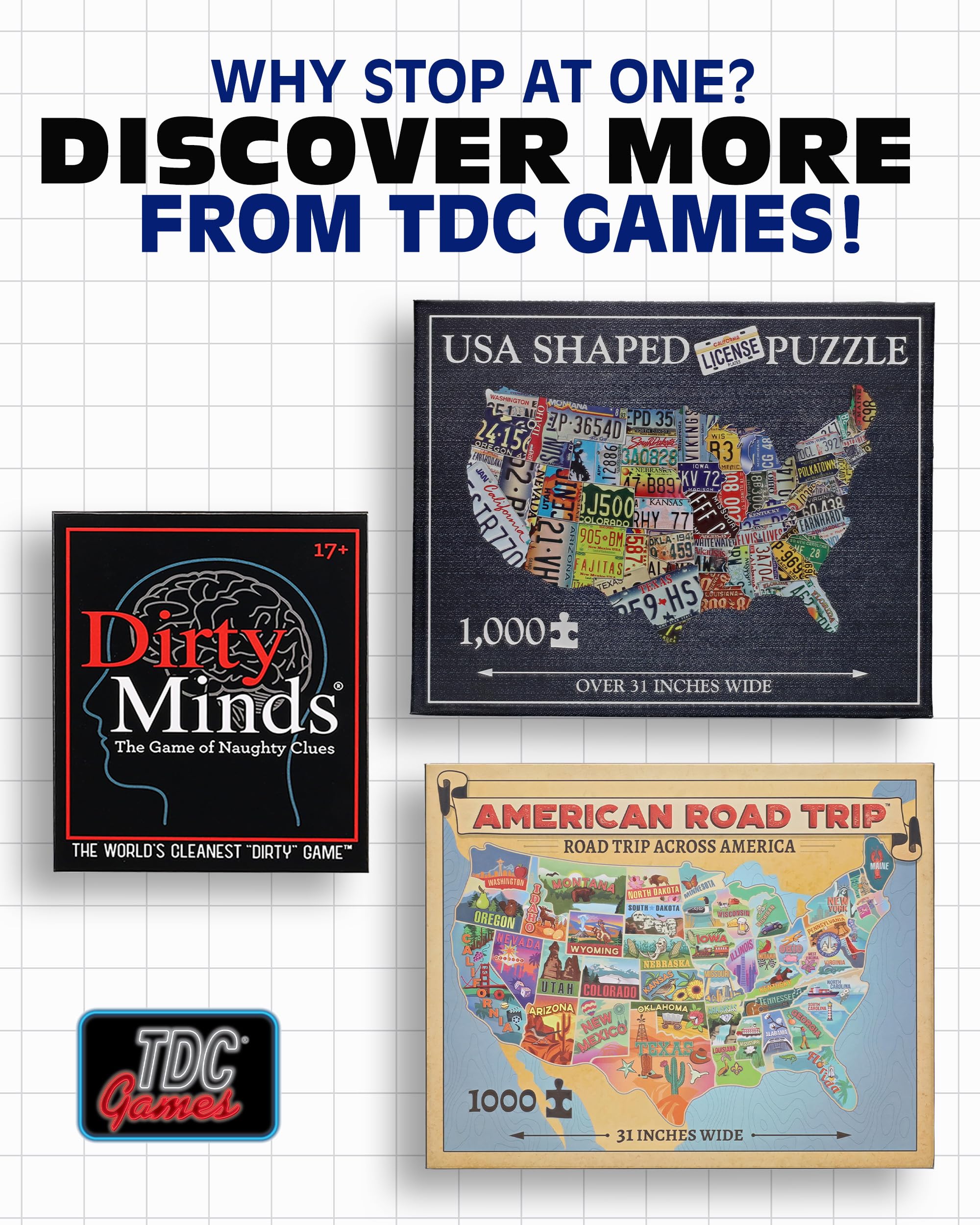TDC Games portable puzzle night during travel or gatherings.