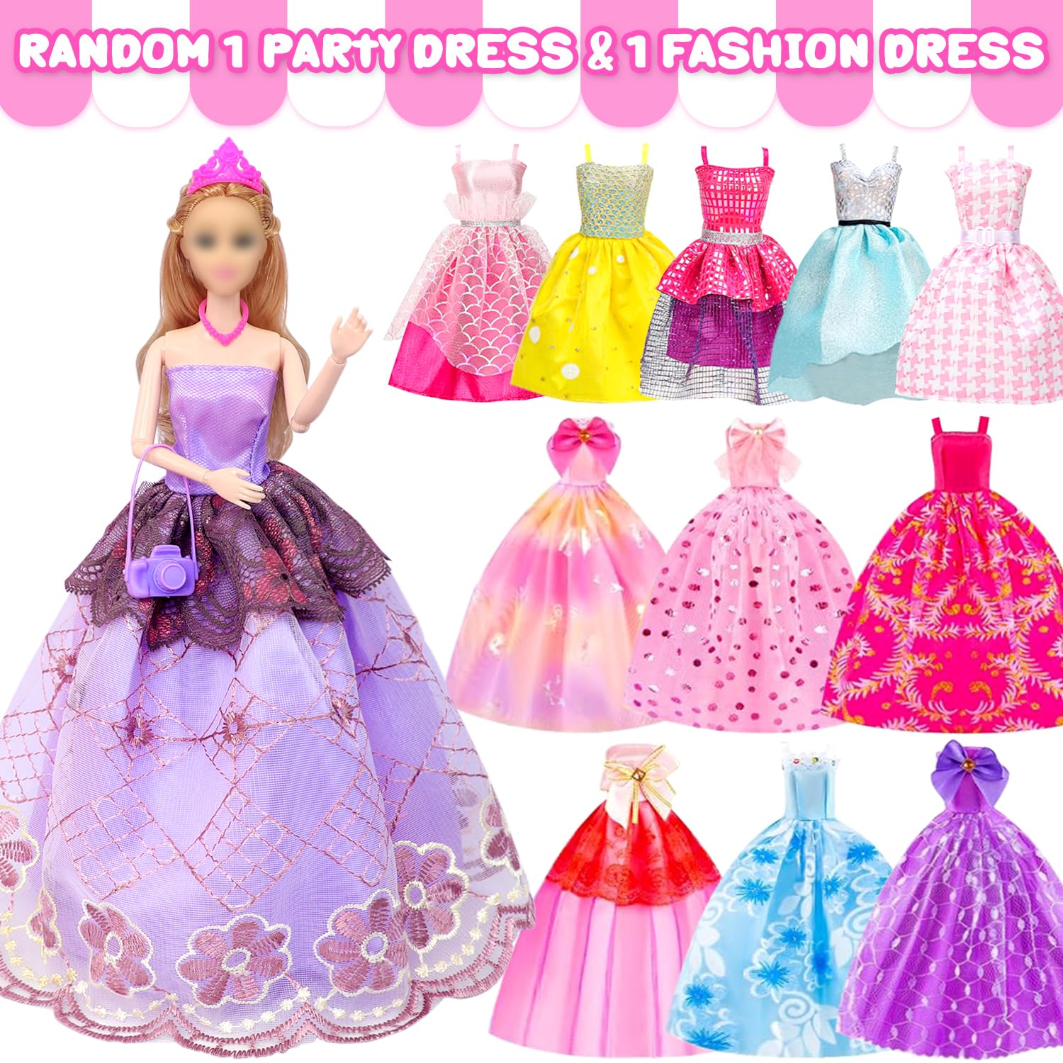TDDS9 11.5-inch doll with dress options for styling