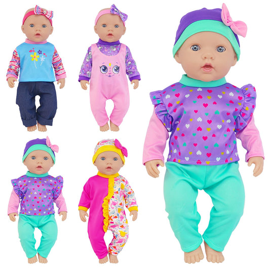 TDDS9 doll dress set for 14-18 inch dolls, multiple outfits