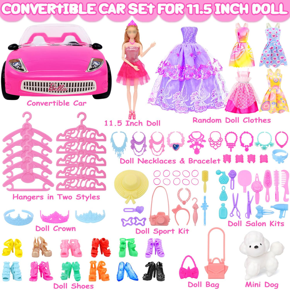 TDDS9 doll dress collection with fancy and regular outfits