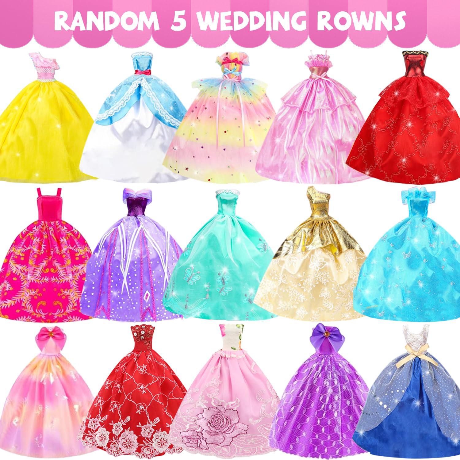 TDDS9 dresses collection for 11.5-inch dolls to mix and match outfits