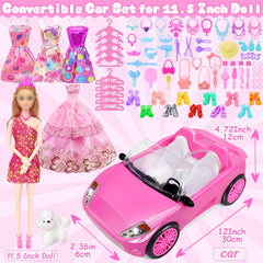 TDDS9 fancy dress for 11.5-inch dolls sparks imaginative fashion plays