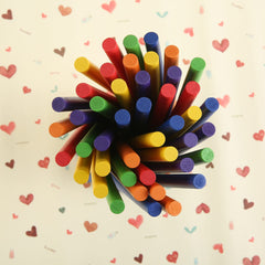 Durable wooden Lummi sticks from TDOCK withstand energetic tapping.