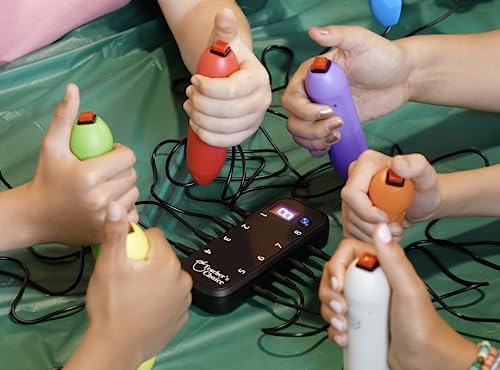 Teacher's Choice console requires 2 AAA batteries for convenient setup