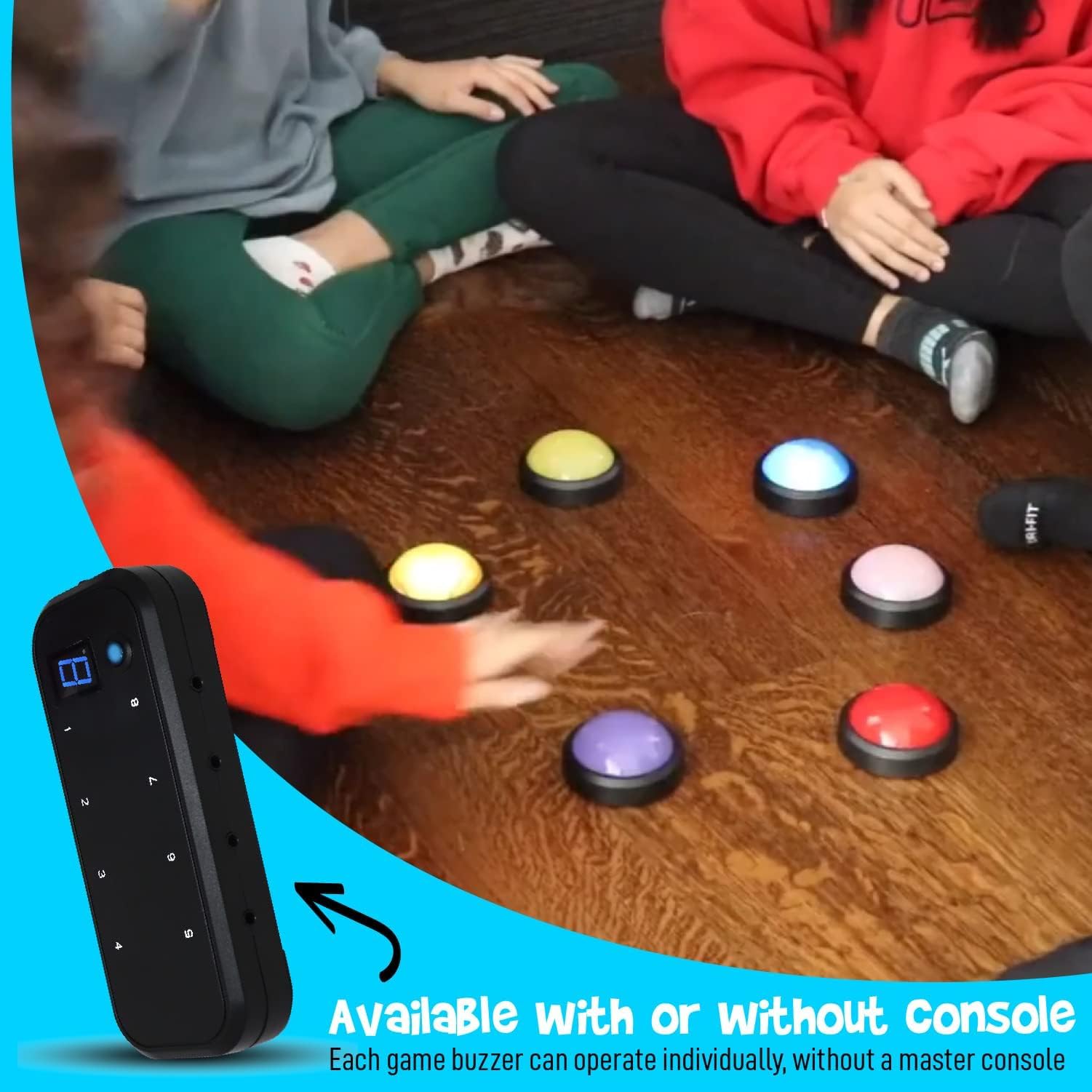 Teachers Choice Light Up Game Buzzer System suitable for Family Feud style quizzes