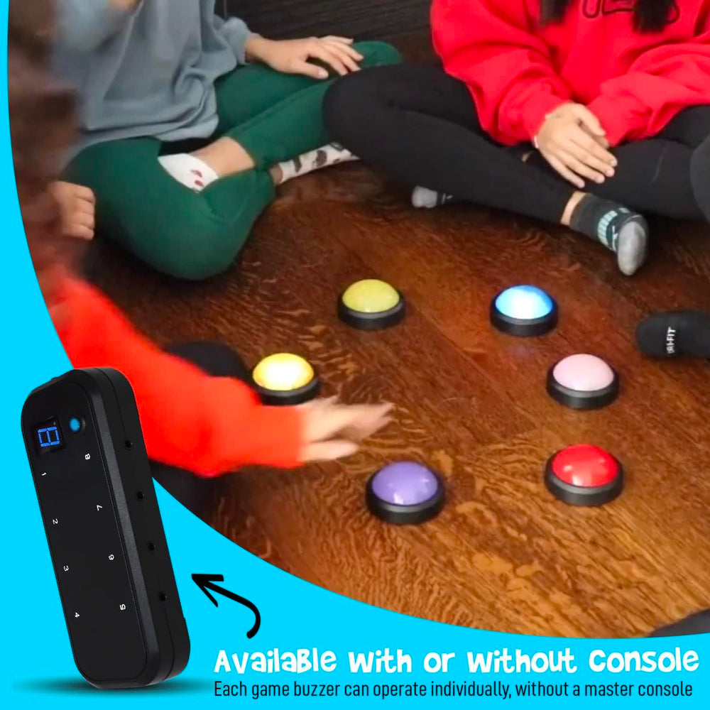 Teachers Choice Light Up Game Buzzer System suitable for Family Feud style quizzes