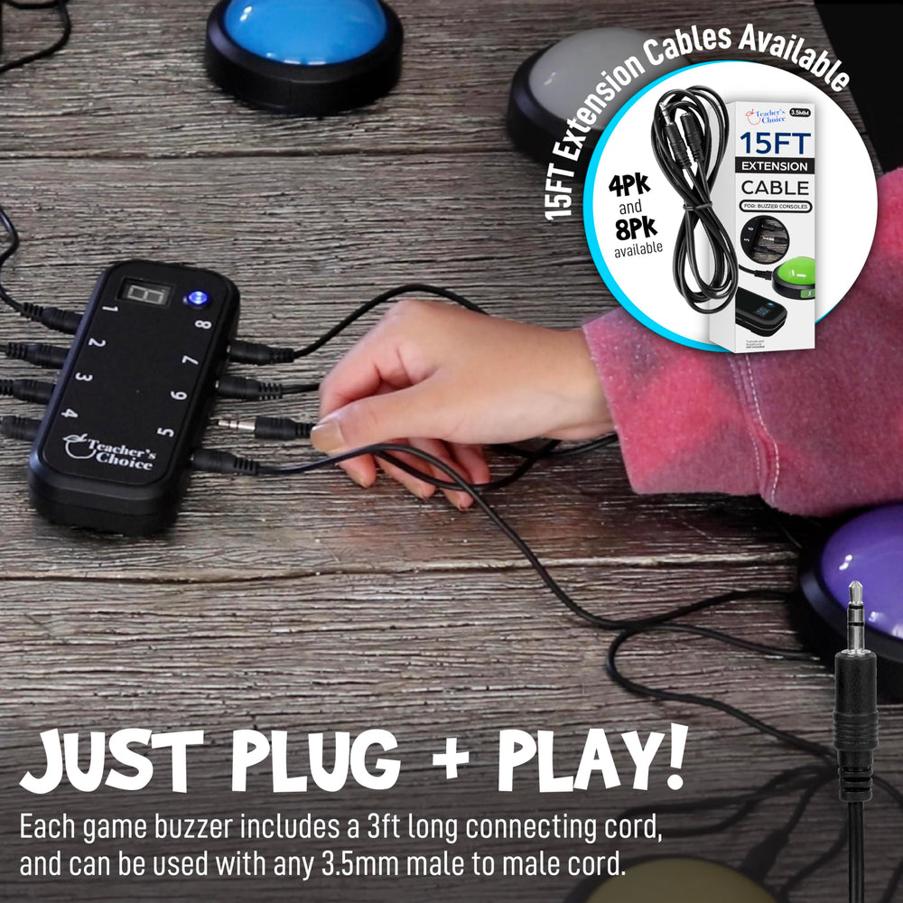 Teachers Choice Light Up Game Buzzer System ideal for trivia night events