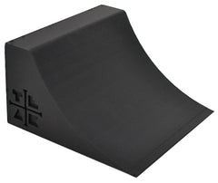 Teak Tuning fingerboard quarter pipe 4x4x2-25 black for compact practice and mini park setups