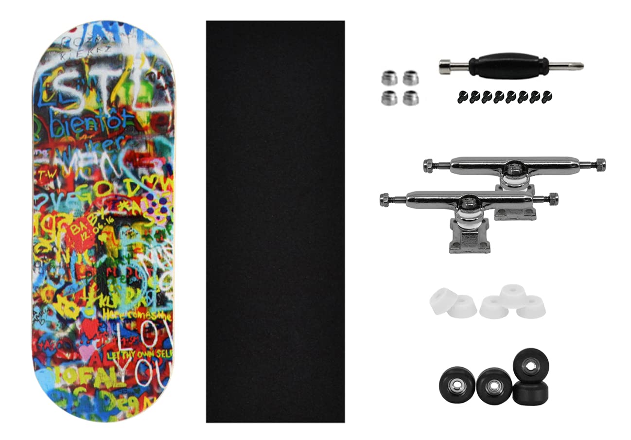 Teak Tuning Graffiti Wall complete setup ready to ride with included tools.
