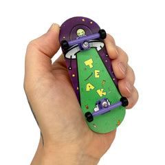 Teak Tuning Plaguefingers 34mm maple deck with heat transfer graphic for smooth rides