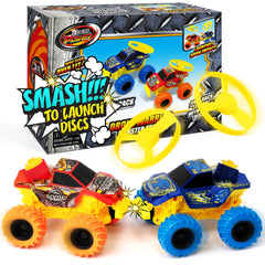 Team Power Monster Truck toy front view for energetic racing play indoors or outdoors.