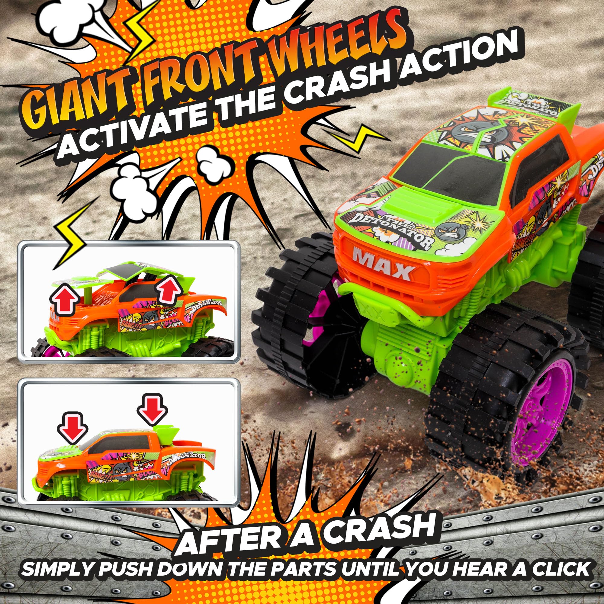 Team Power imaginative play and stunts boost creativity during crashes