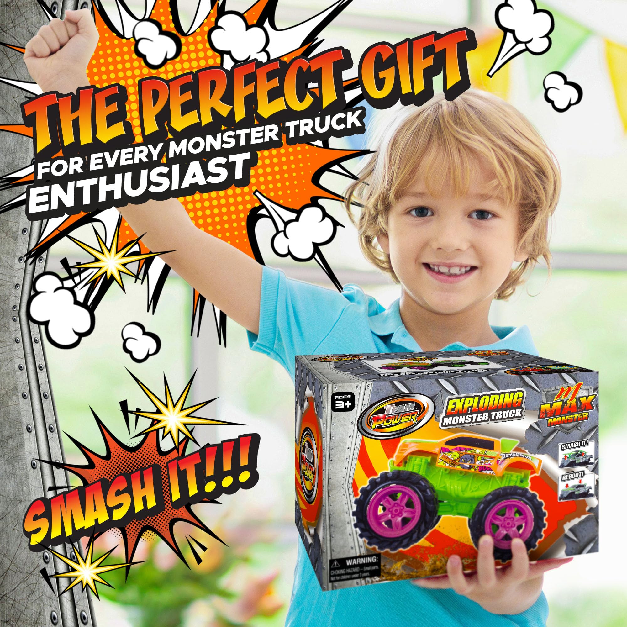 Team Power gift-ready packaging makes a ready-to-gift toy