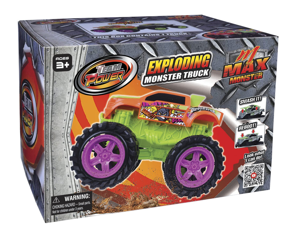 Team Power kid-friendly monster truck perfect for boys aged 3 and up
