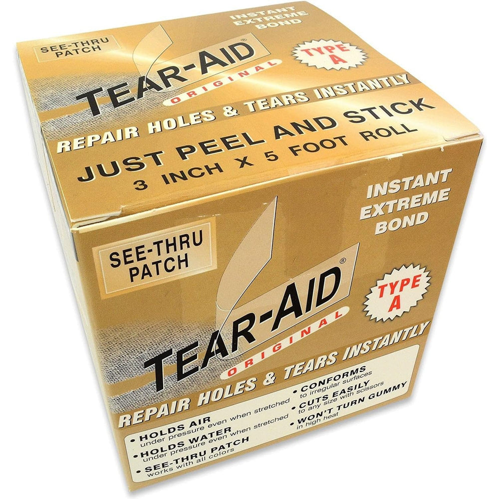 TEAR-AID patch stays flexible and conforms to irregular surfaces.