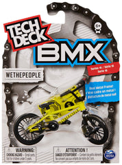 Tech Deck BMX finger bike with metal frame showcases authentic mini replica for display