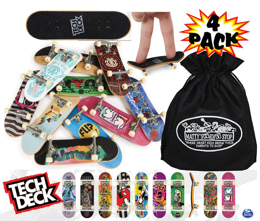 Tech Deck bundle with assorted fingerboard styles for customization and tricks
