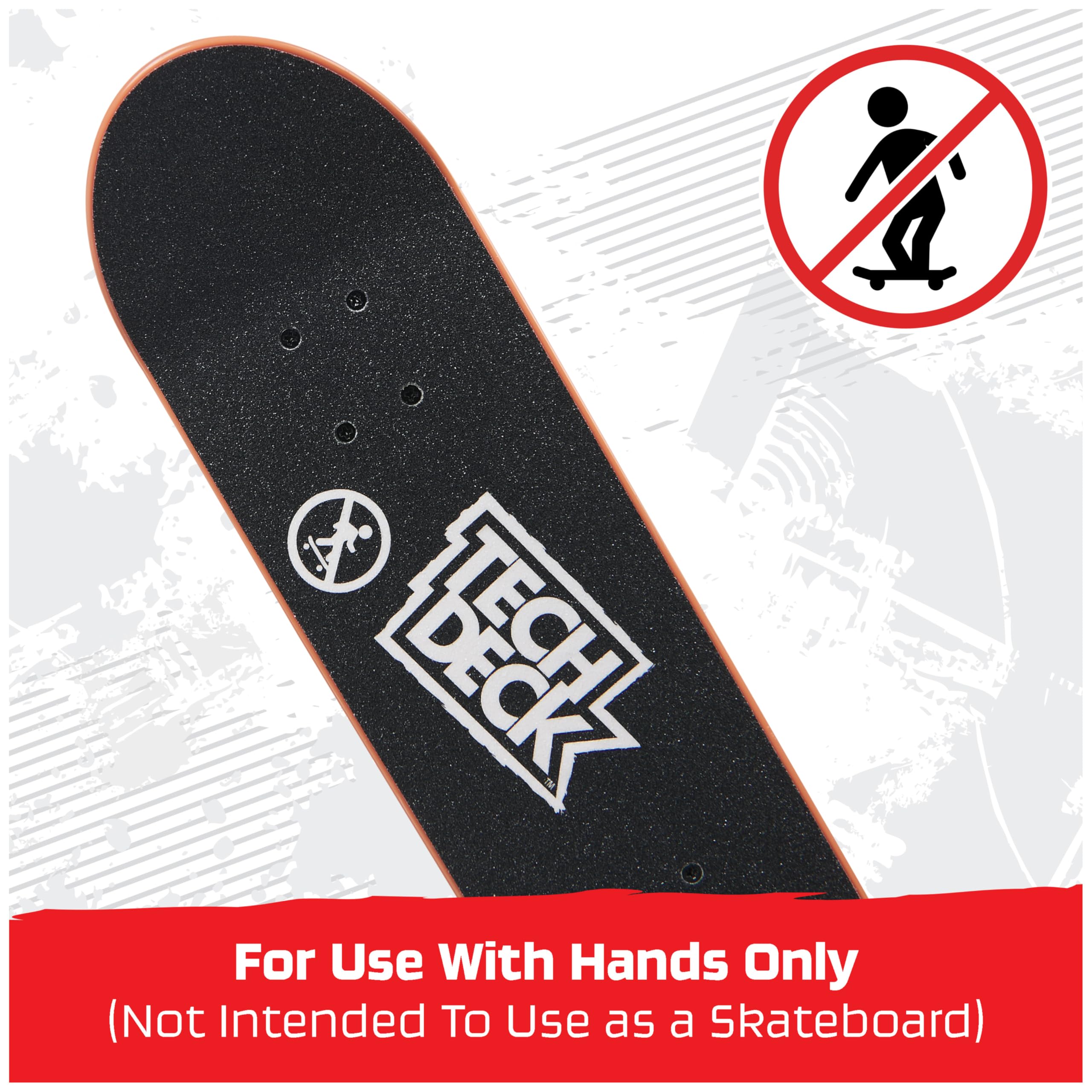 Hands-only use instruction graphic on the handboard packaging