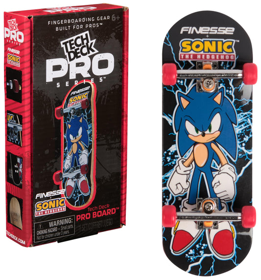 Tech Deck Pro Series deck image with authentic graphics for pro-level fingerboard practice.