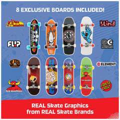 Tech Deck World Industries graphic board for realistic finger skating visuals.