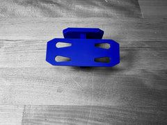 TechConnext 4-Pack blue wall mount supports Hot Wheels and other 1/64 cars with secure placement.