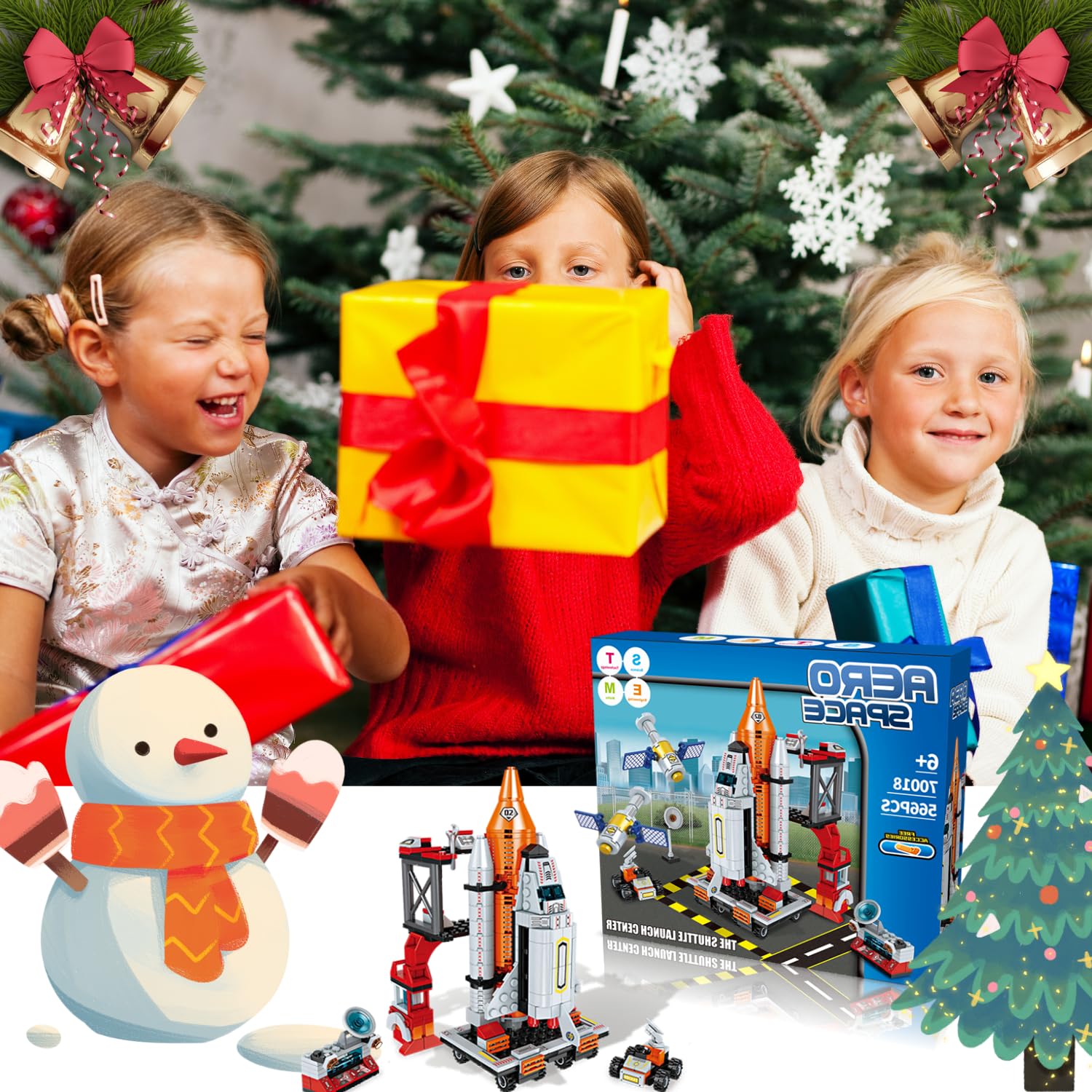 Tecnobicho Space Rocket kit gift-ready packaging makes a perfect holiday or birthday surprise