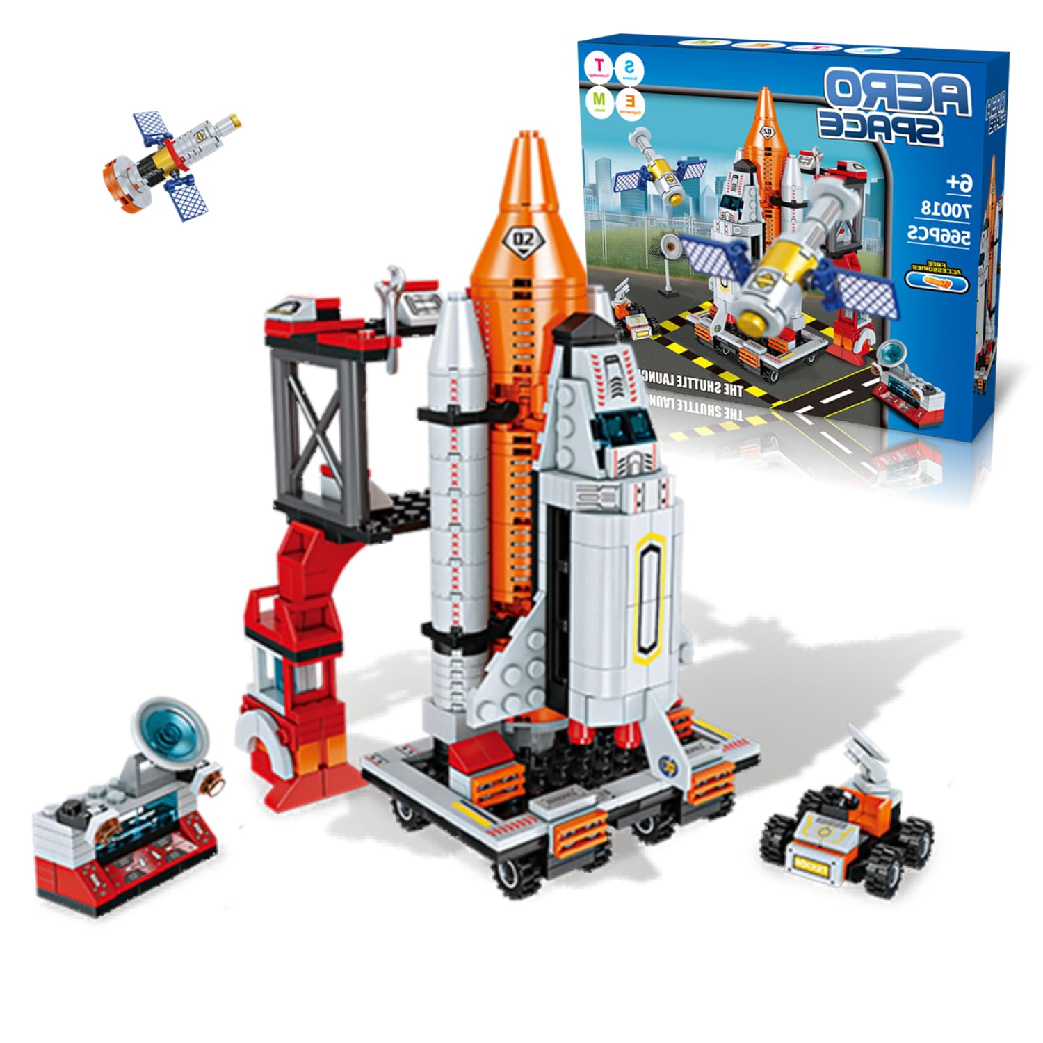 Tecnobicho Space Rocket kit box front invites kids to start creative science play
