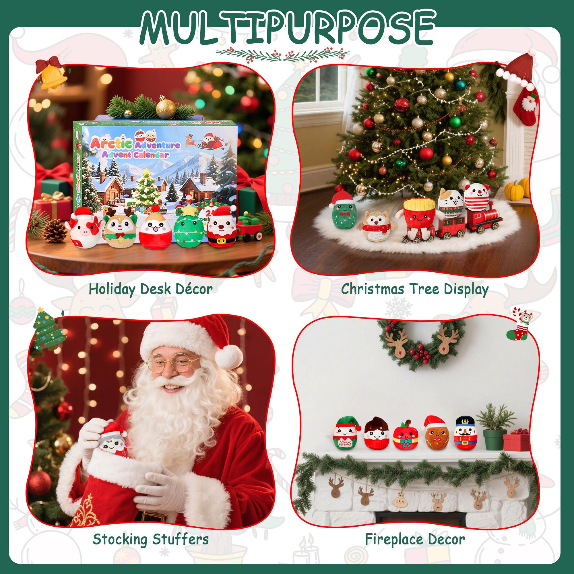 TECHTAIL mini plush gift-set—24-pack of collectible friends for stockings and celebrations.