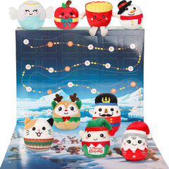 TECHTAIL mini plush reindeer with scarf—seasonal companion for play and stocking stuffers.