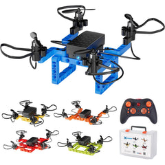 TECHVIO mini drone kit cover showing five kid-friendly designs.